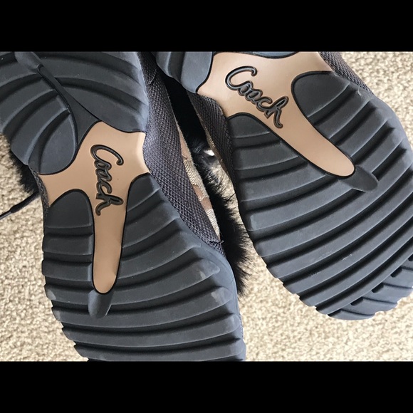 COACH Jennie Fur Boots - Picture 6 of 7